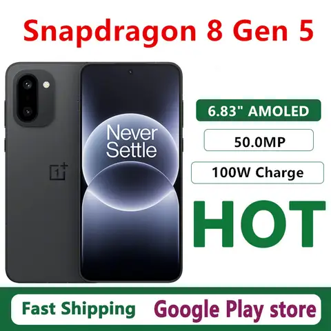 Original Oneplus Ace 6T Mobile Phone Snapdragon 8 Gen 5 OTA 6.83" AMOLED 120HZ 50.0MP Camera 100W Charge 8300mAh IP69 Waterproof