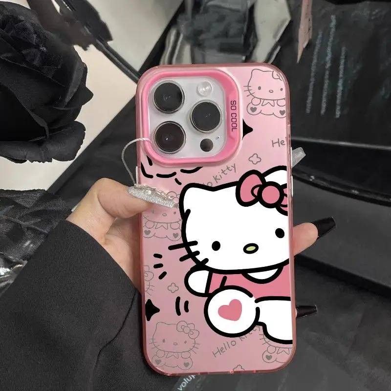 Sanrio Hello Kitty Couple Case for Samsung Galaxy A55 A35 A54 A53 A34 A23 A24 A14 A15 S24 Ultra S23 S22 S21 Plus S20 FE Cover