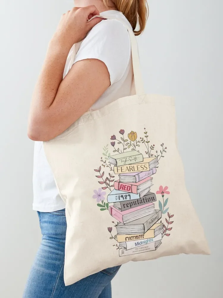 Tale Of Tunes Tote Bag tote bags cloth bags bags woman 2025 canvas shopping bag Tote Bag