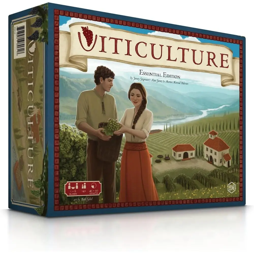 

Stonemaier Games: Viticulture Essential Edition (базовая игра) от Джейми Стегмайера | Создайте самый процветающий тосканский виноградник | Страт