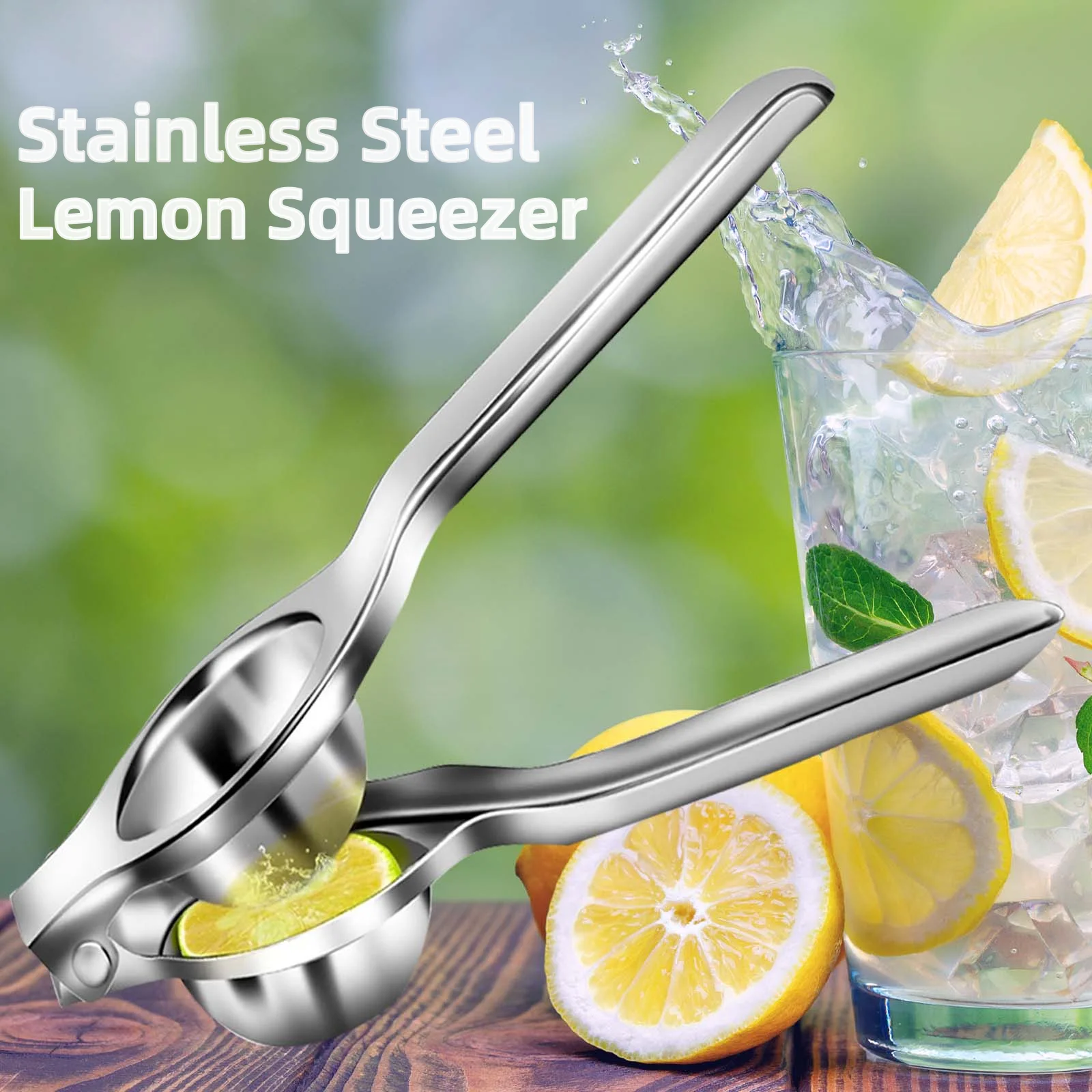 Lemon Squeezer Hand Manual Juice Lemon Squeezers Press Stainless Steel Lemon Orange Citrus Juicers Squeezer Kitchen Accessories