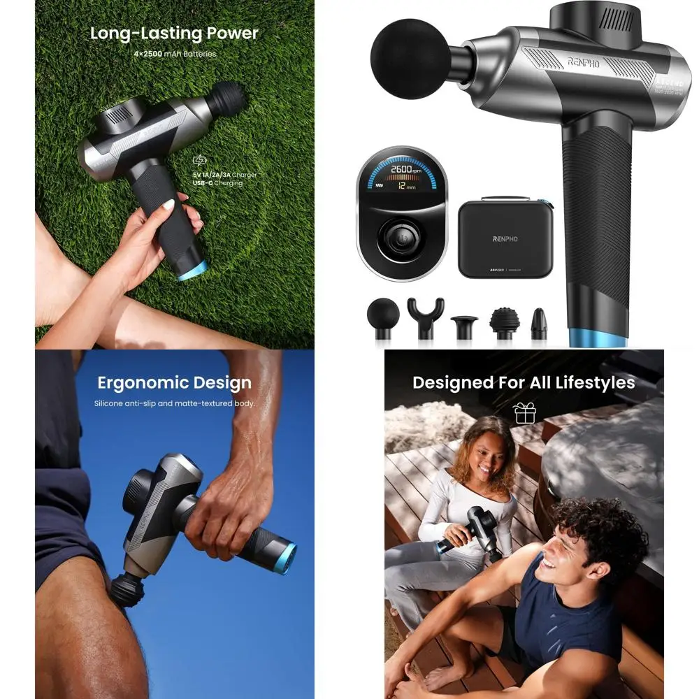 

Массажный пистолет для глубокого массажа тканей, подходящий для программы HSA, идеальный подарок на День святого Валентина или день рождения, регулируемая амплитуда для мужчин и женщин, 6-12 мм.