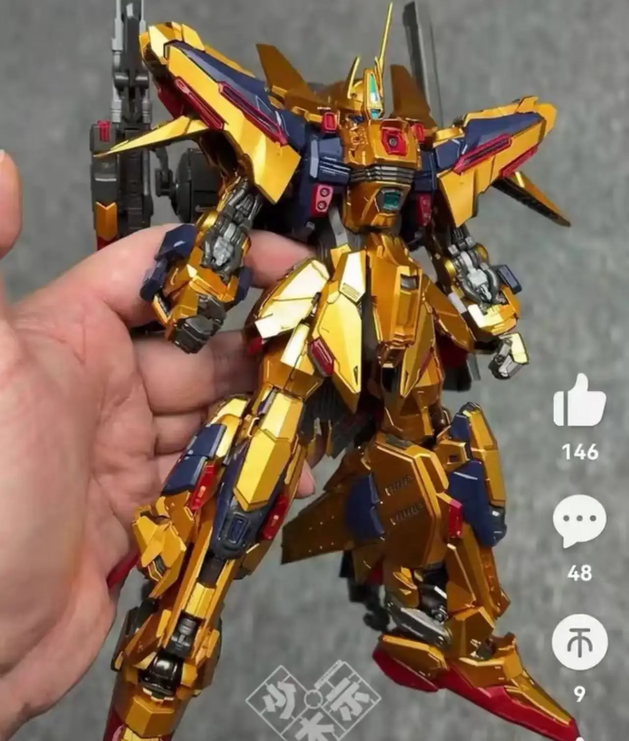 

В наличии МОДЕЛЬ SHENMA MG 1/100 Golden Fighter Full Armor FA Hyakushiki Kai Сборка Модель Комплект Фигурки Пластиковая Модель Игрушки