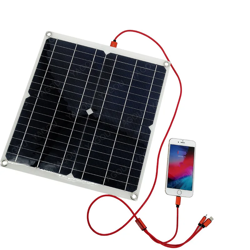 

200W Solar Panel Kit With 60A Controller 12V DC Portable Power Charger for Bank Battery Camping Car Boat RV Plate