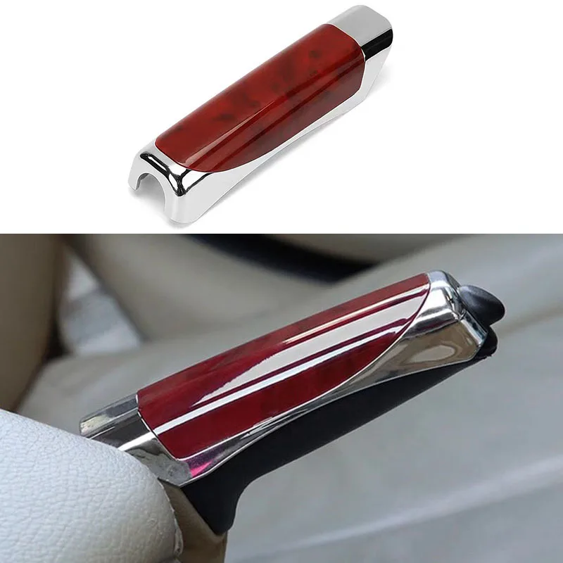Car  Anti-slip Handbrake Grip Protect Cover Smooth SUV Interior Accessory For Toyota Land Cruiser Prado FJ120 FJ150 FJ200 FJ100