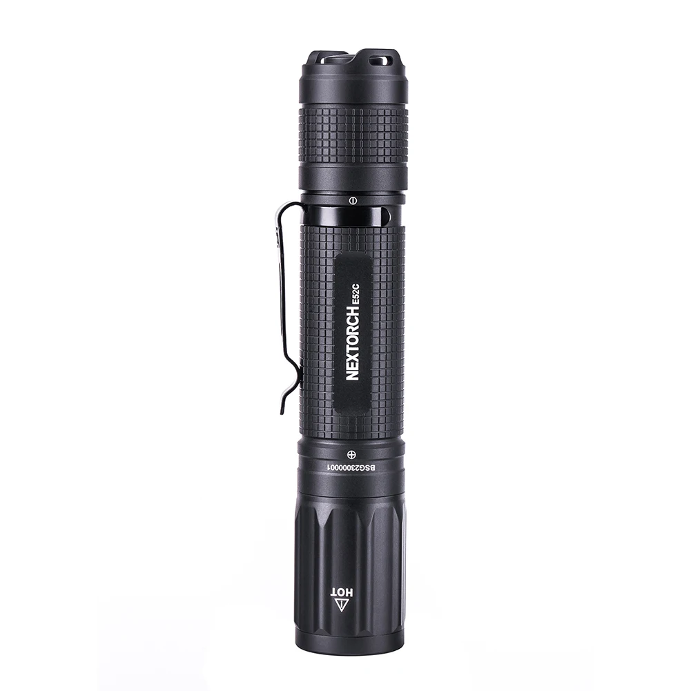 NEXTORCH E52C Rechargeable Straight EDC Flashlight, XHP50B LED 3000 Lumens, 21700 Battery, IPX8 Waterproof. for Camping, Hiking