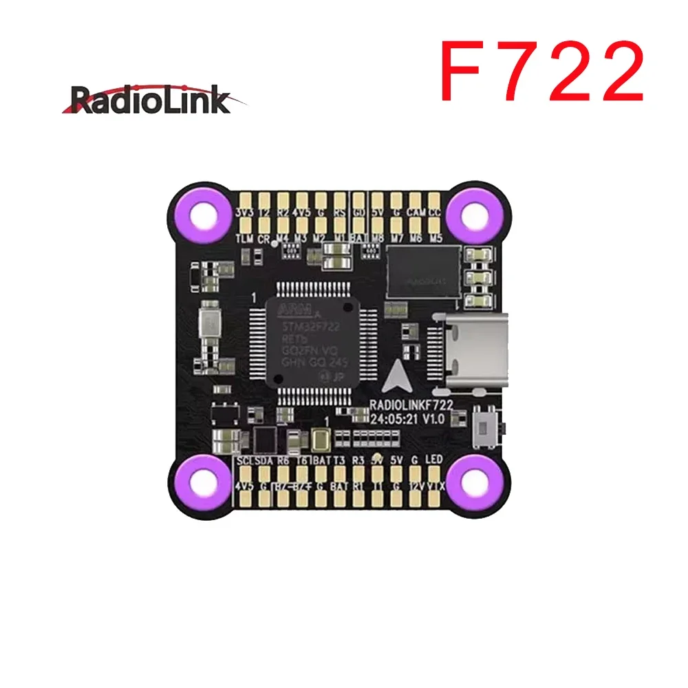 

F722 Racing Flight Controller Open-Source Betaflight with Integrated BEC Multiple Image Transmission for RC Drone 3-