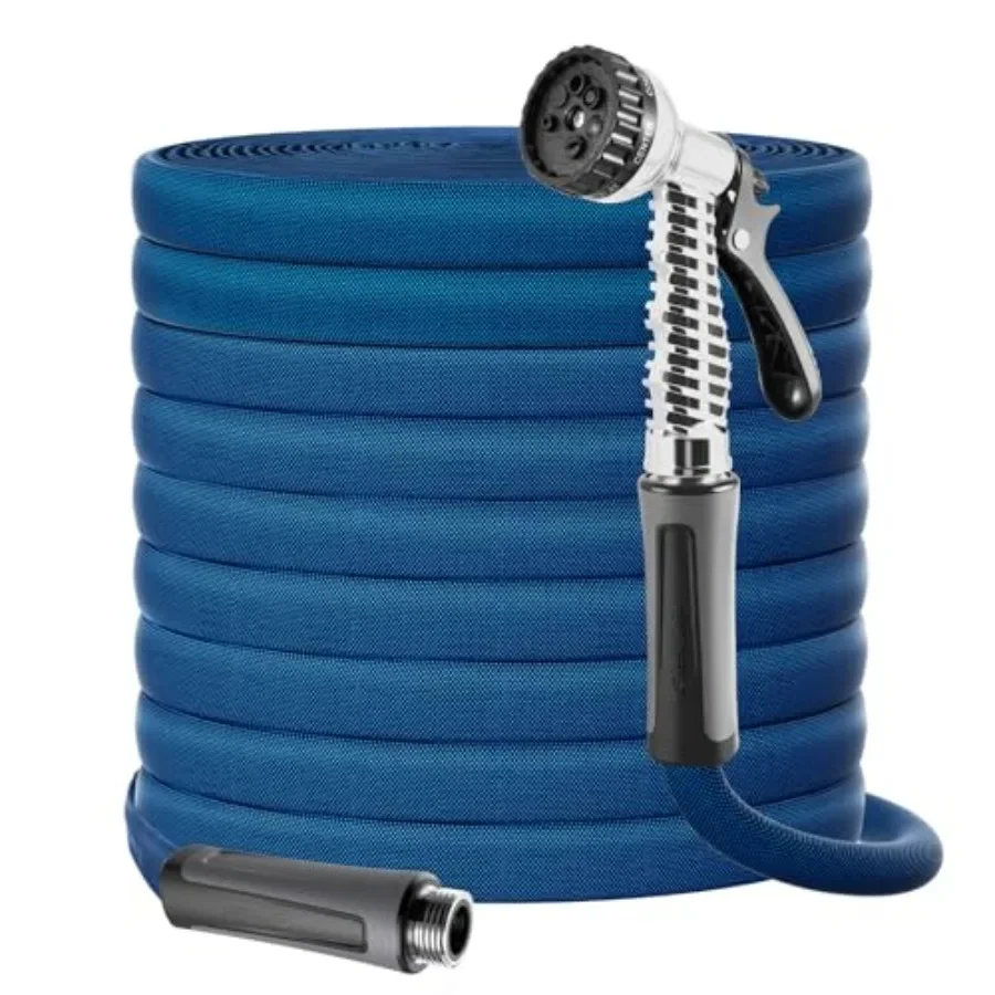 

150ft NonExpanding Outdoor Garden Hose for RV Yard Lawn and Outdoor Use Lightweight and Flexible Design with Drinking Water Saf