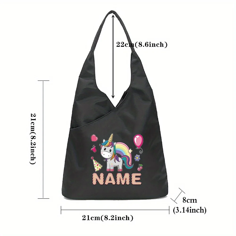 Personalized Customized Women's Shopping Bag Large Capacity Multifunctional Travel Shoulder Bag Work Commuting Handbag