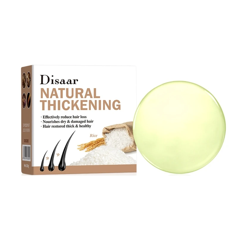 Rosemary Hair Regrowth Shampoo Bar Deep Cleansing Hair & Scalp Anti Hair Loss Shampoo Soap for Treated Dry Damaged Hair