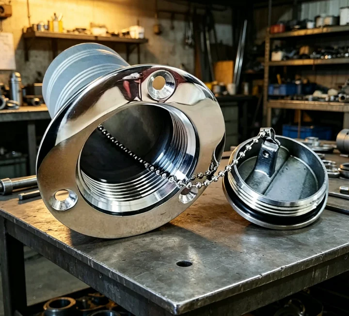 Marine Water Injection Hatch Cover 316 Stainless Steel Small Refueling Port for Boat