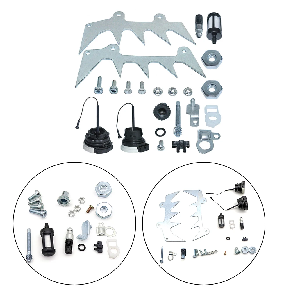 جديد العملي سبايك قطع الكلب سلسلة الضابط مجموعة أجزاء فلتر الزيت استبدال بالمنشار مرشح الوقود بار الجوز كيت
