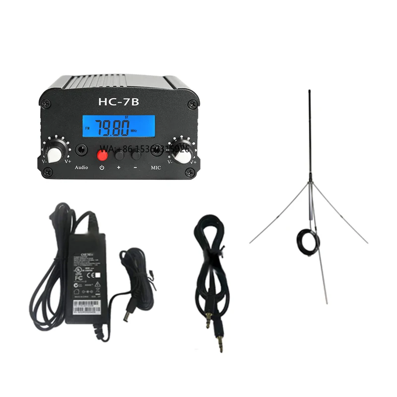 

1w/7w Stereo PLL FM Radio Station Wireless signal Sender and Receiver Fm Broadcast Transmitter
