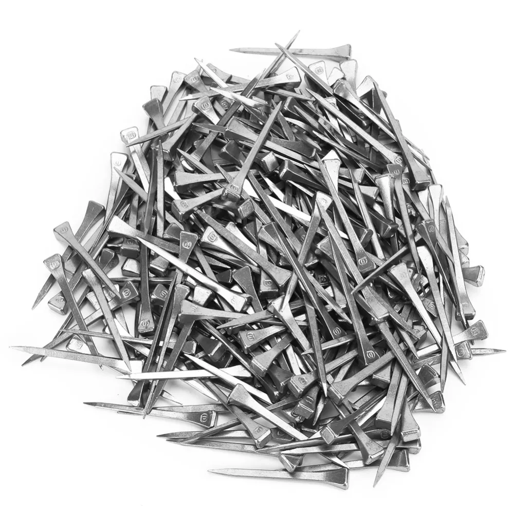 250pcs Steel Horseshoe Nails High Tensile Strength E6 Size Steel Horseshoe Nails Precise Fabrication Lightweight