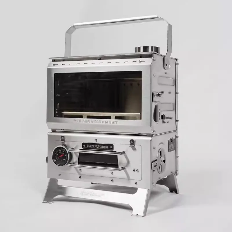 Outdoor multifunctional oven that can burn wood pellets, multi-purpose outdoor camping equipment, cooking system