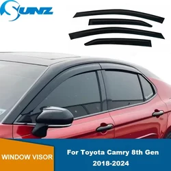 Window Visor For Toyota Camry 2018 2019 2020 2021 2022 2023 2024 Weathershield Sun Rain Deflector Guard Car Window Deflector