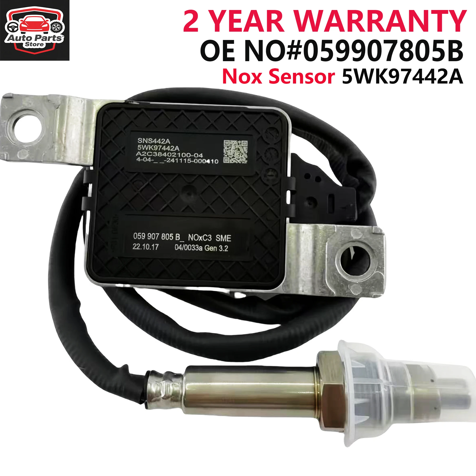 

059907805B 5WK97442A Nitrogen Oxide Sensor For VW AMAROK 3.0 TDI 059907807B
