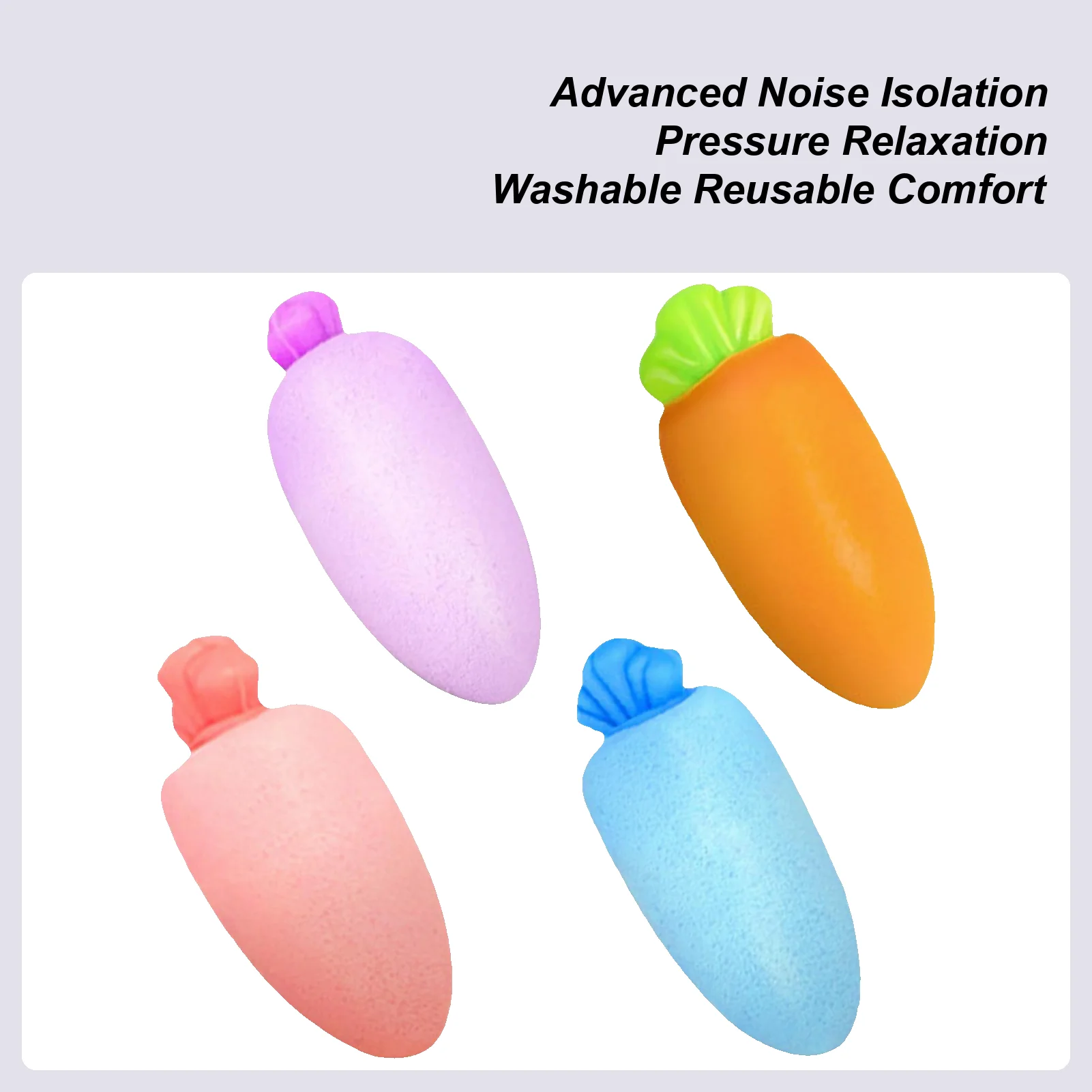 

Earplugs For Sleep 6 Pieces Foam Earplugs For Sleeping Noise Cancelling Reusable Waterproof Earbuds Sound Blocking Soft Hearing