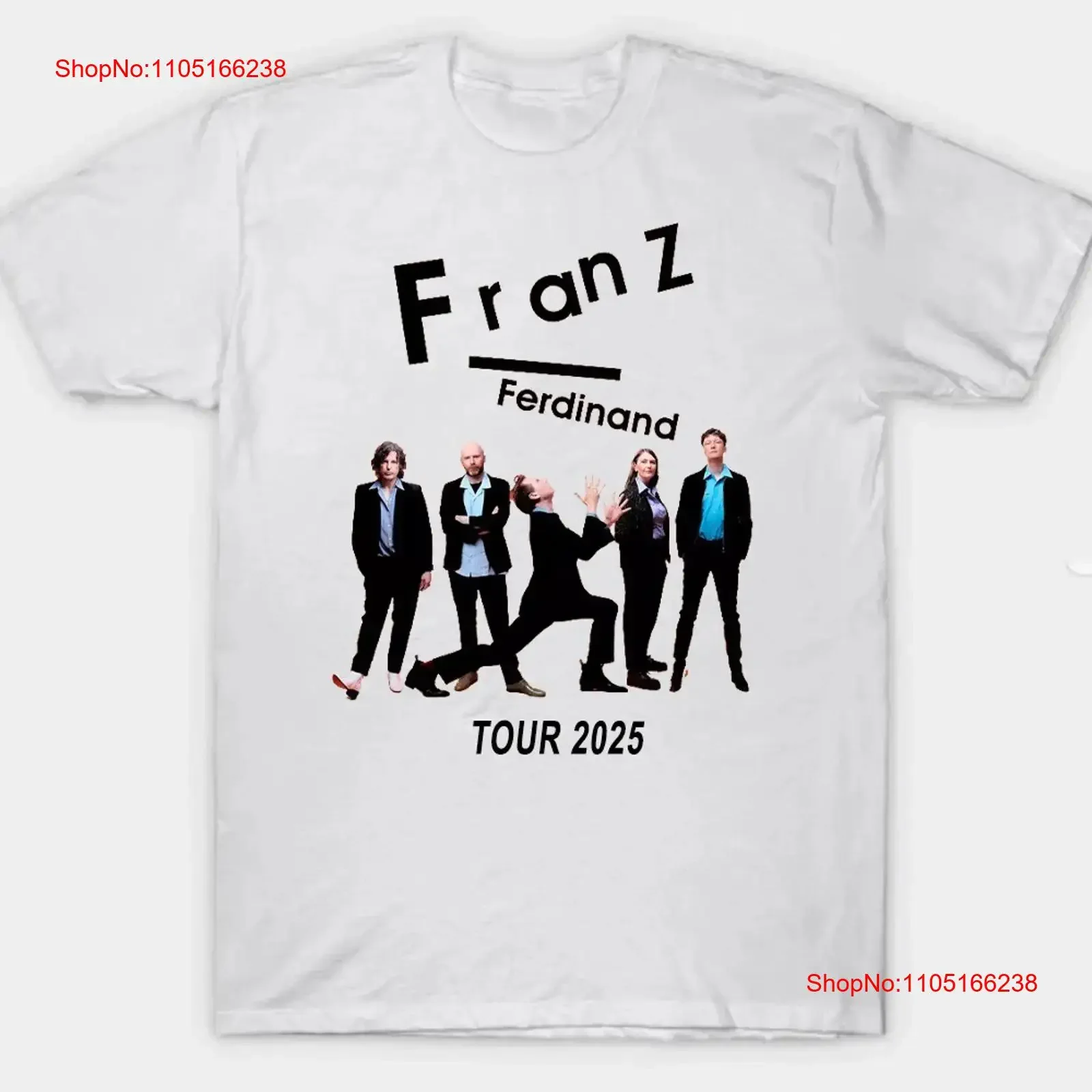 Classic Franz Ferdinand Tour 2025 S 5XL T Shirt 12D834 vintage Washed graphic Unisex Stretched fashion designer clothes