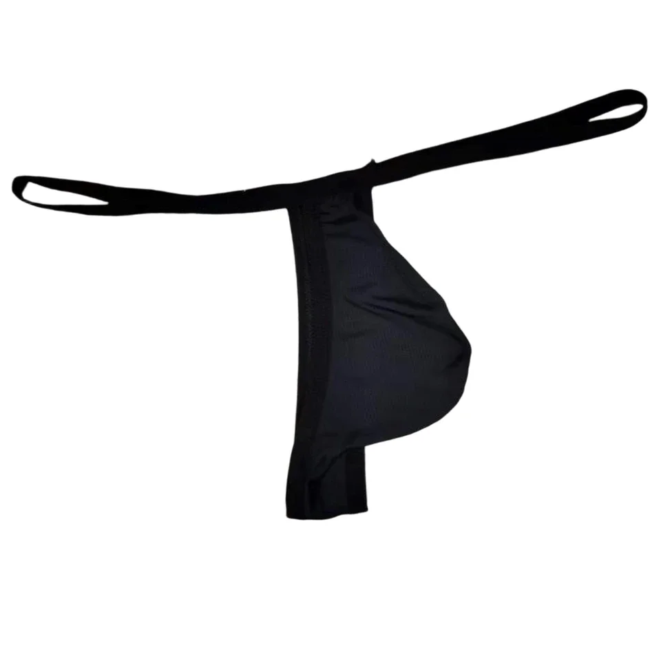 

1pc Men Sexy Thongs One Rope Belt Bulge Pouch G-strings Underwear Low Rise T-back Erotic Mini Thongs Breathable Underwear