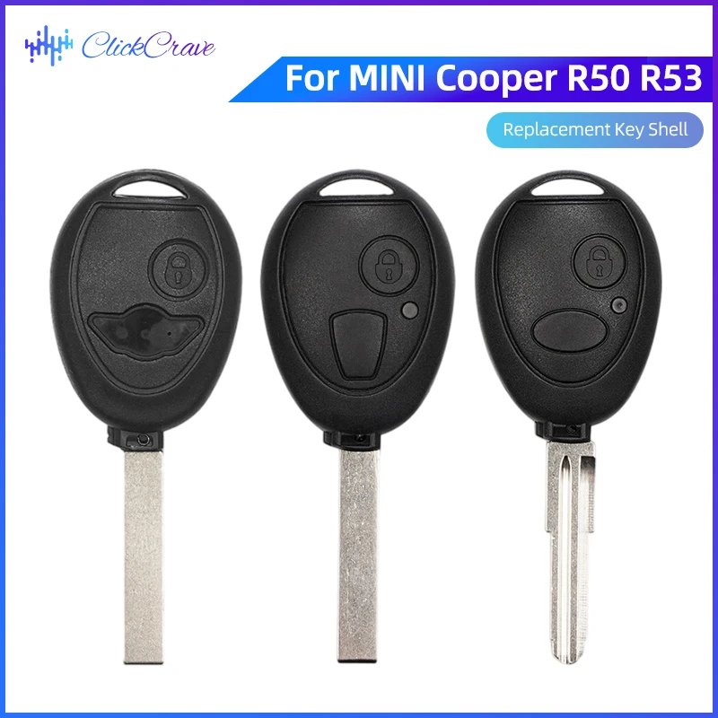Car Key Case Replacement Shell NE38 HU92 Blade Key For BMW MINI Cooper R50 R53 S 2001 - 2005 For Land Rover Discovery 1999-2004