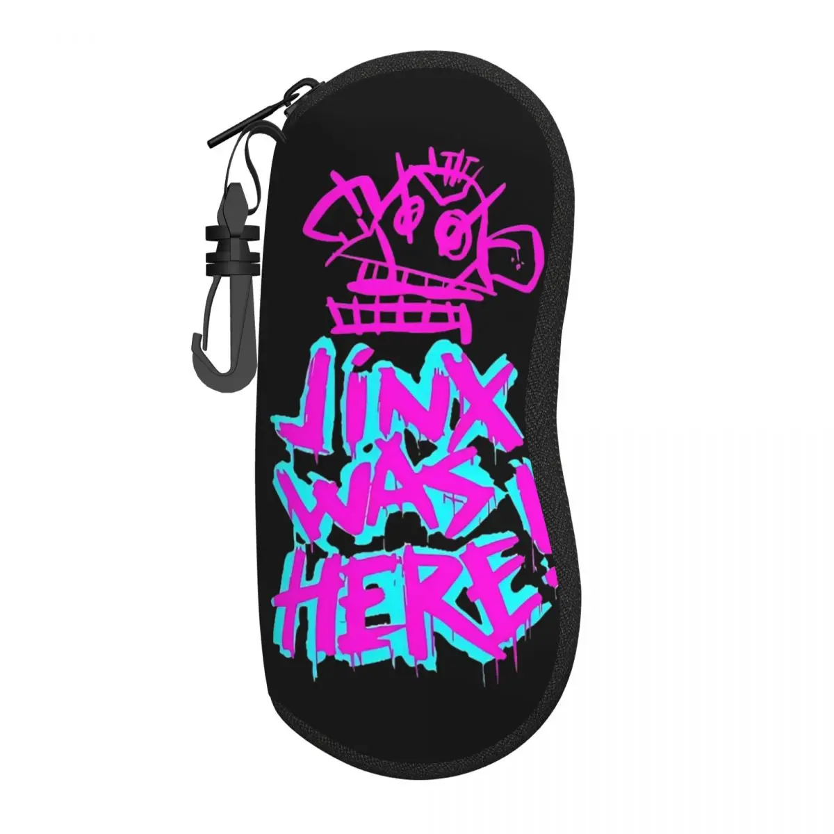 

Monkey Jinx Glasses Case Printing Arcane League of Legend Glasses Storage Box Small Glasses Box