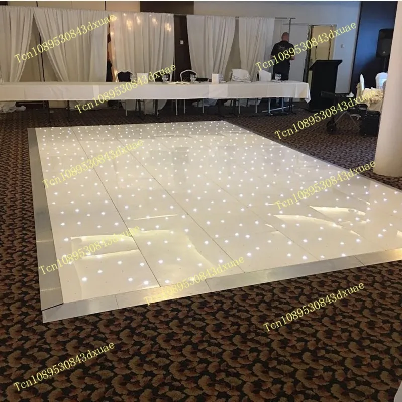 White LED Dance Floor 36 Lamp Tile Wedding Stage