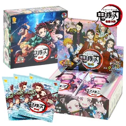 Demon Slayer Card Kimetsu No Yaiba TCG Game Anime figura de acción Anime One Piece Naruto Family Table Playing Collection Box Cards