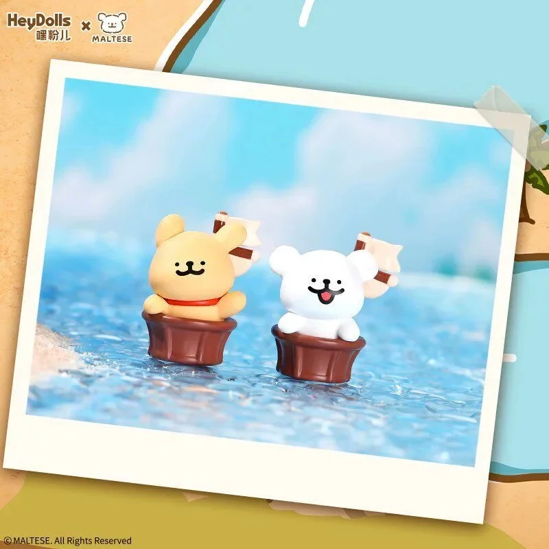 

Maltese Ocean Adventure Series Mini Blind Box Caixa Caja Kawaii Animal Doll Desktop Decoration Surprise Toy