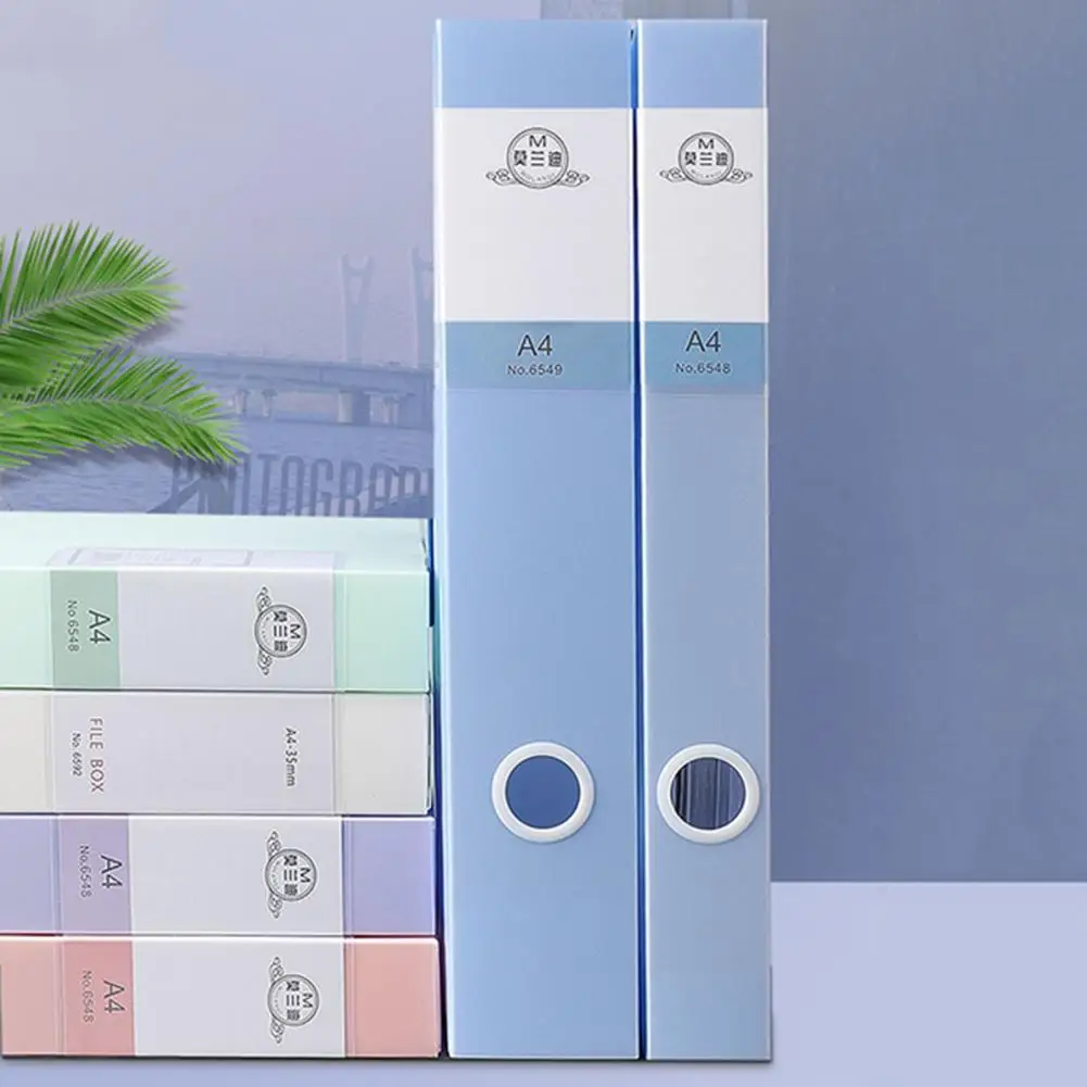 Excellent File Folder Organ Box  Thickened Fastener Tape Document Folder  A4 File Folder Organ Bag