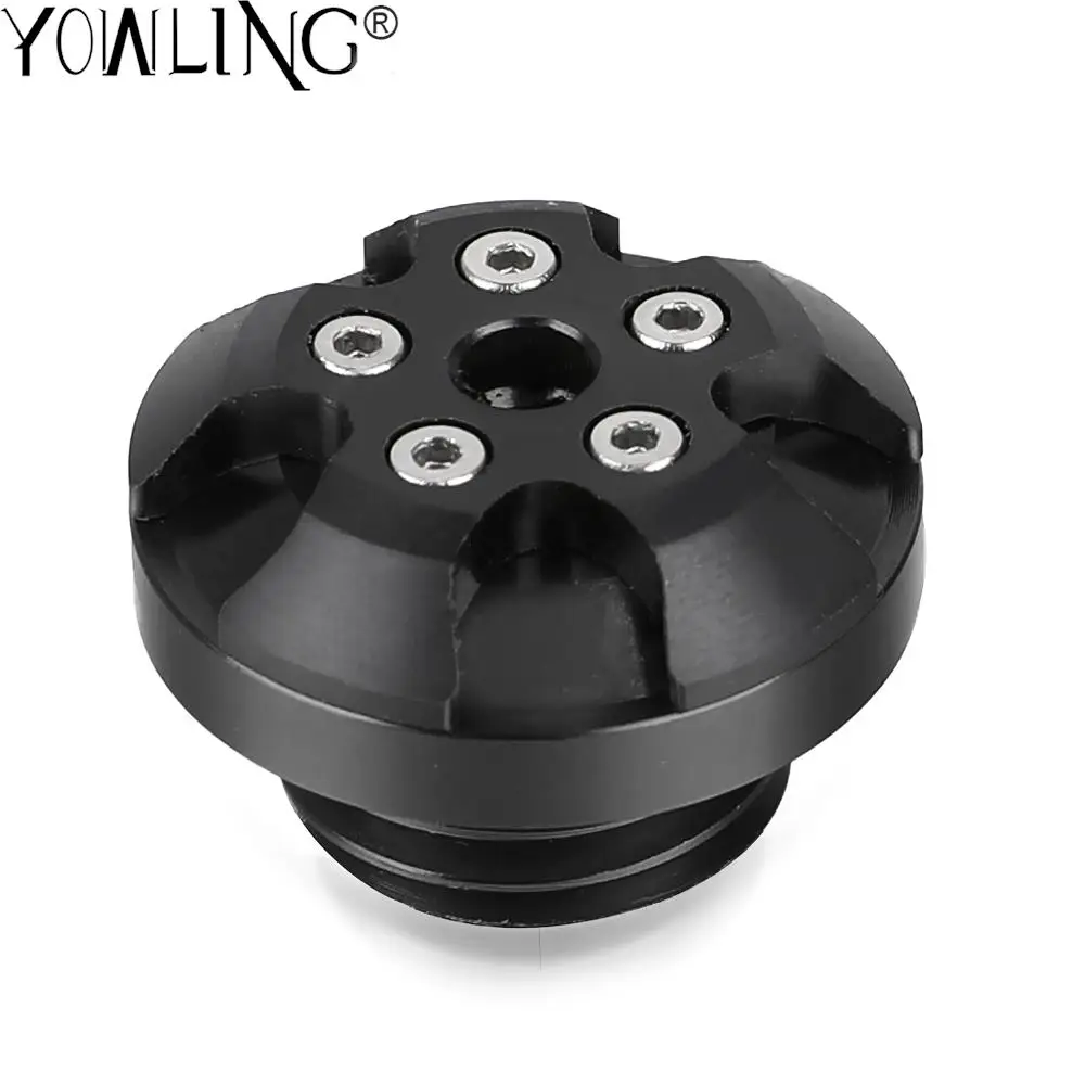 Bouchon d'huile moteur de moto M19 * 2.5, vis de couvercle de remplissage cnc pour kawasaki versys 1000 abs Z1000sx Z1000 Z800 ER6N/F Z900
