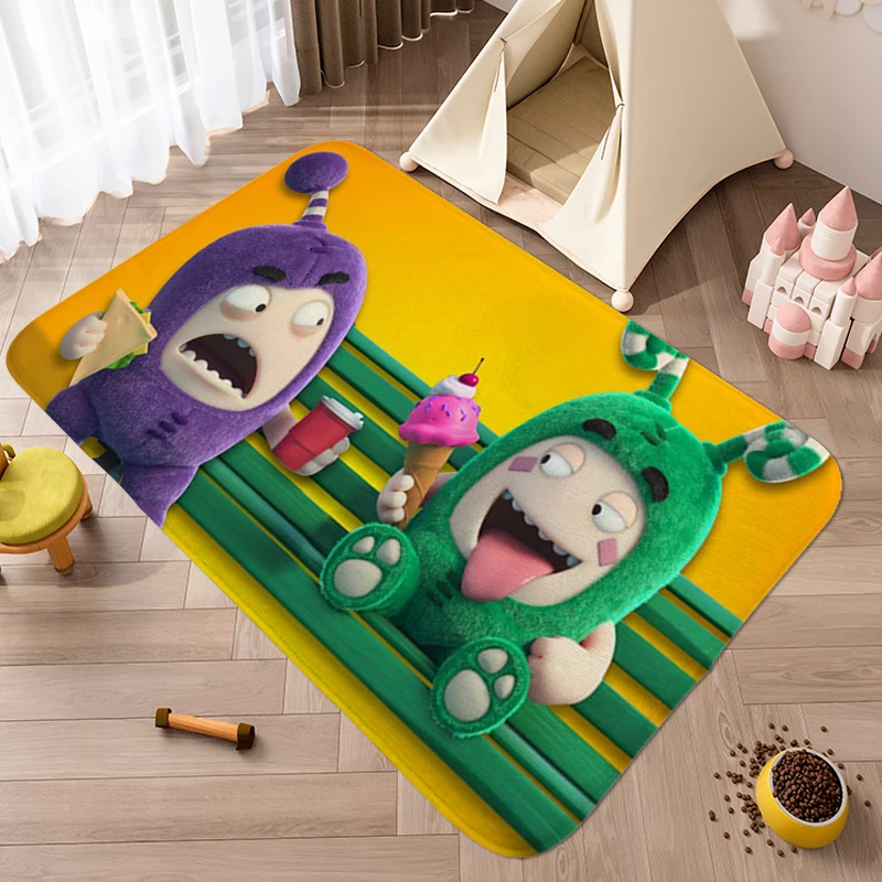 

Kitchen Treadmill Rugs A-Oddbodss Bathroom Mat Outdoor Entrance Doormat Mat for Hallway Room Carpet Aesthetic Bedroom Anime Rug