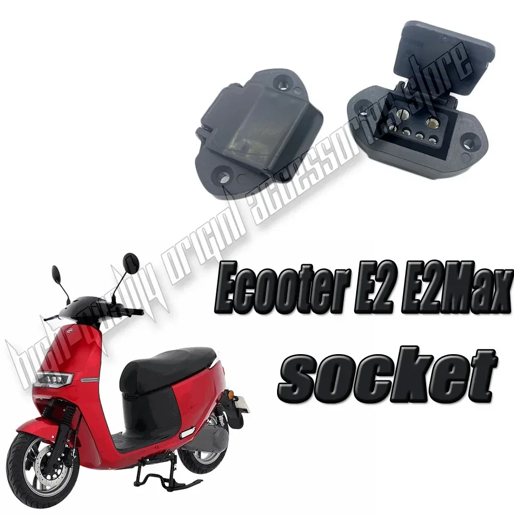 Ecooter E2 E2Ma Electric Vehicle Original Accessory Lithium Battery Output Socket Elbow Cable Suitable for E2Max
