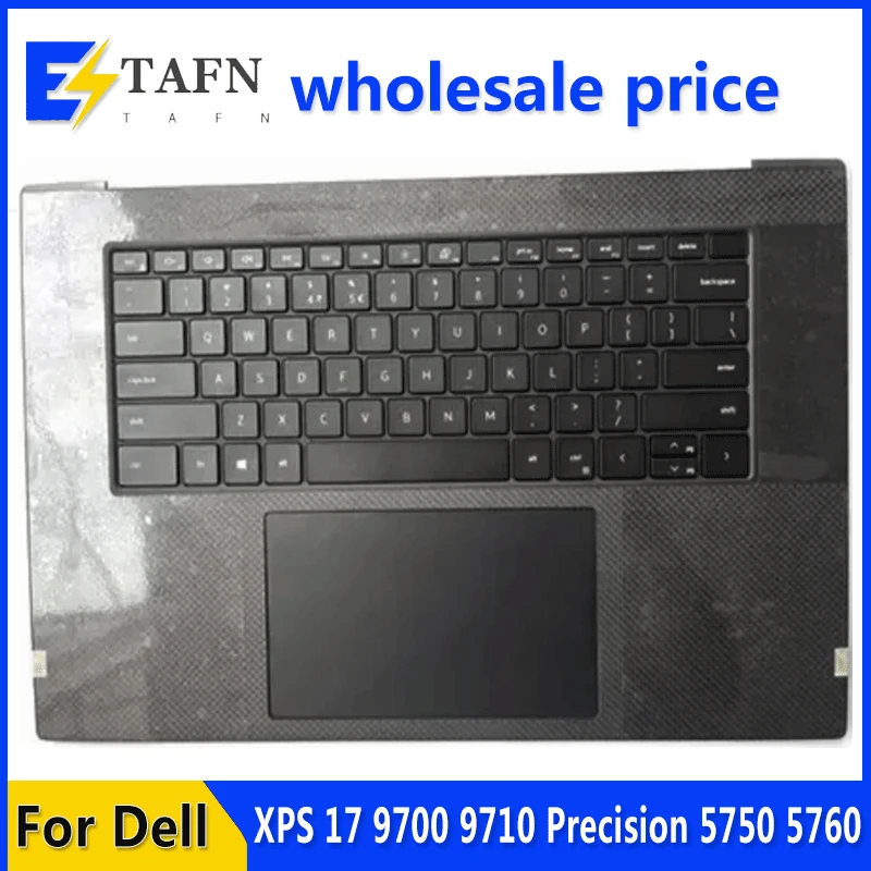 

New Original For XPS 17 9700 9710 Precision 5750 5760 Laptop Palmrest Case Keyboard US English Version Upper Cover