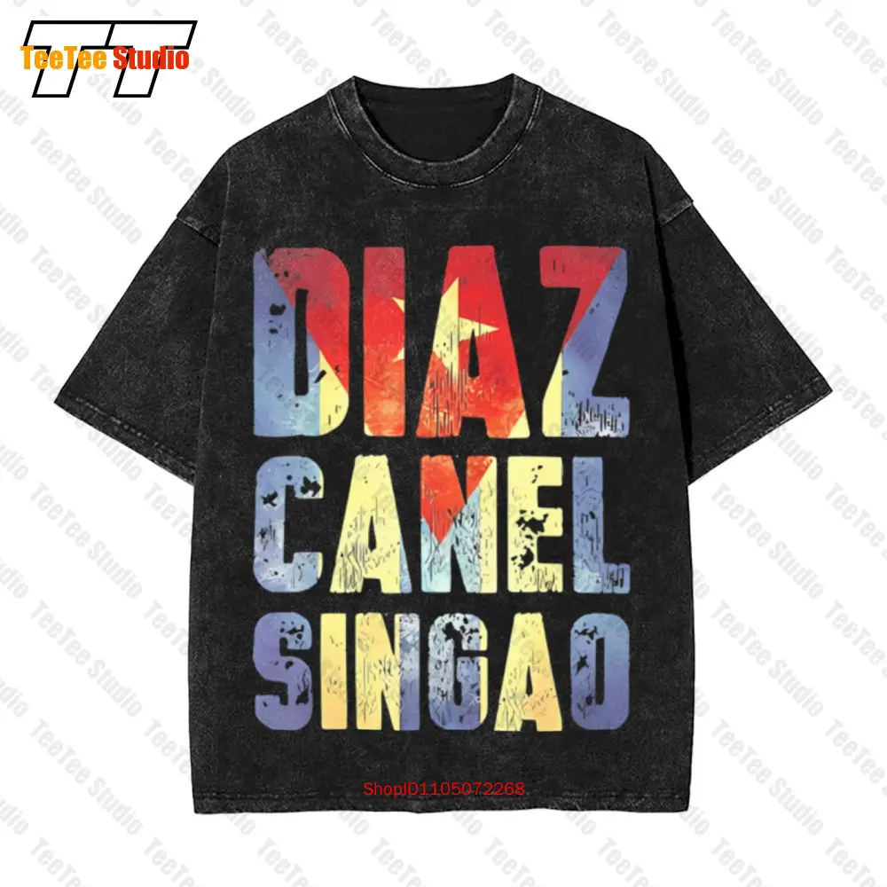 

Diaz Canel Singao Vintage Oversized T-Shirt Tee UWB8