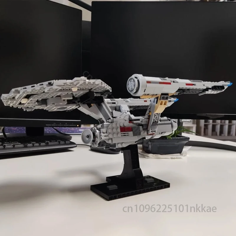 NIEUWE USS Enterprise NCC-1701 Midi-Schaal Ruimte Oorlog Militaire MOC Ruimteschip Battle Model Bouwstenen DIY Montage Baksteen Speelgoed gift