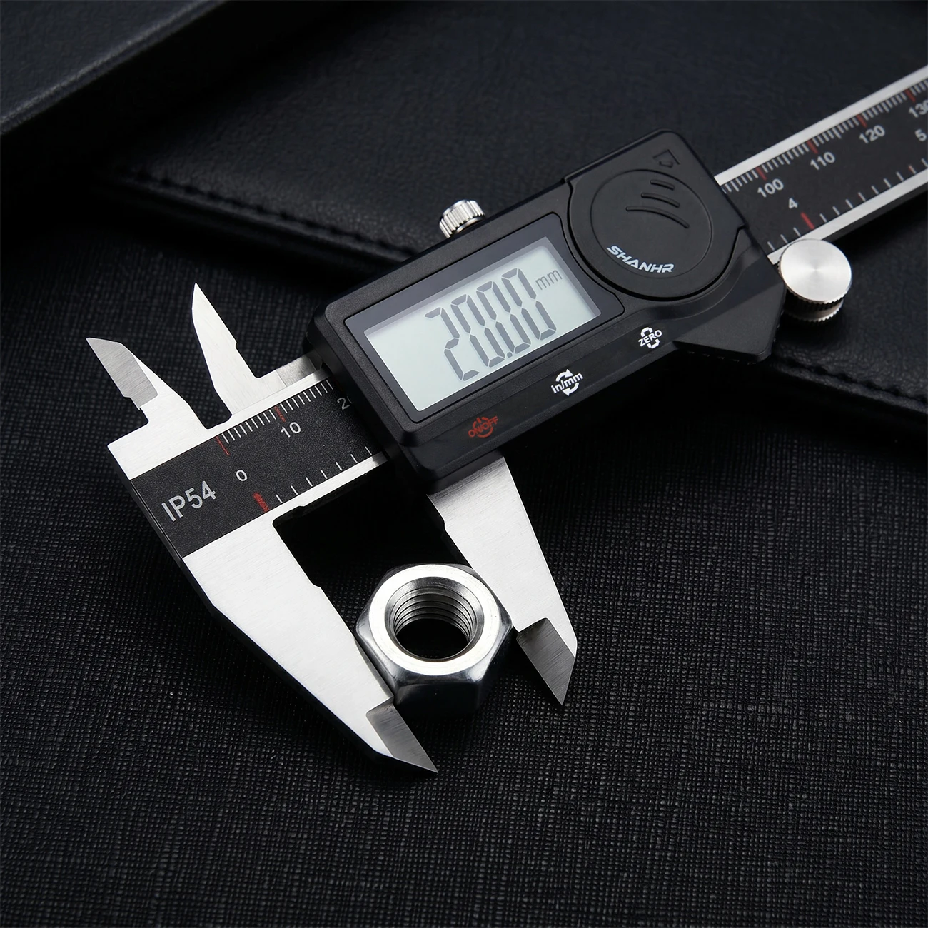 

0-150mm Touch Screen Digital Caliper IP54 Waterproof Stainless Steel Vernier Caliper with Auto On/Off & mm/inch Conversion