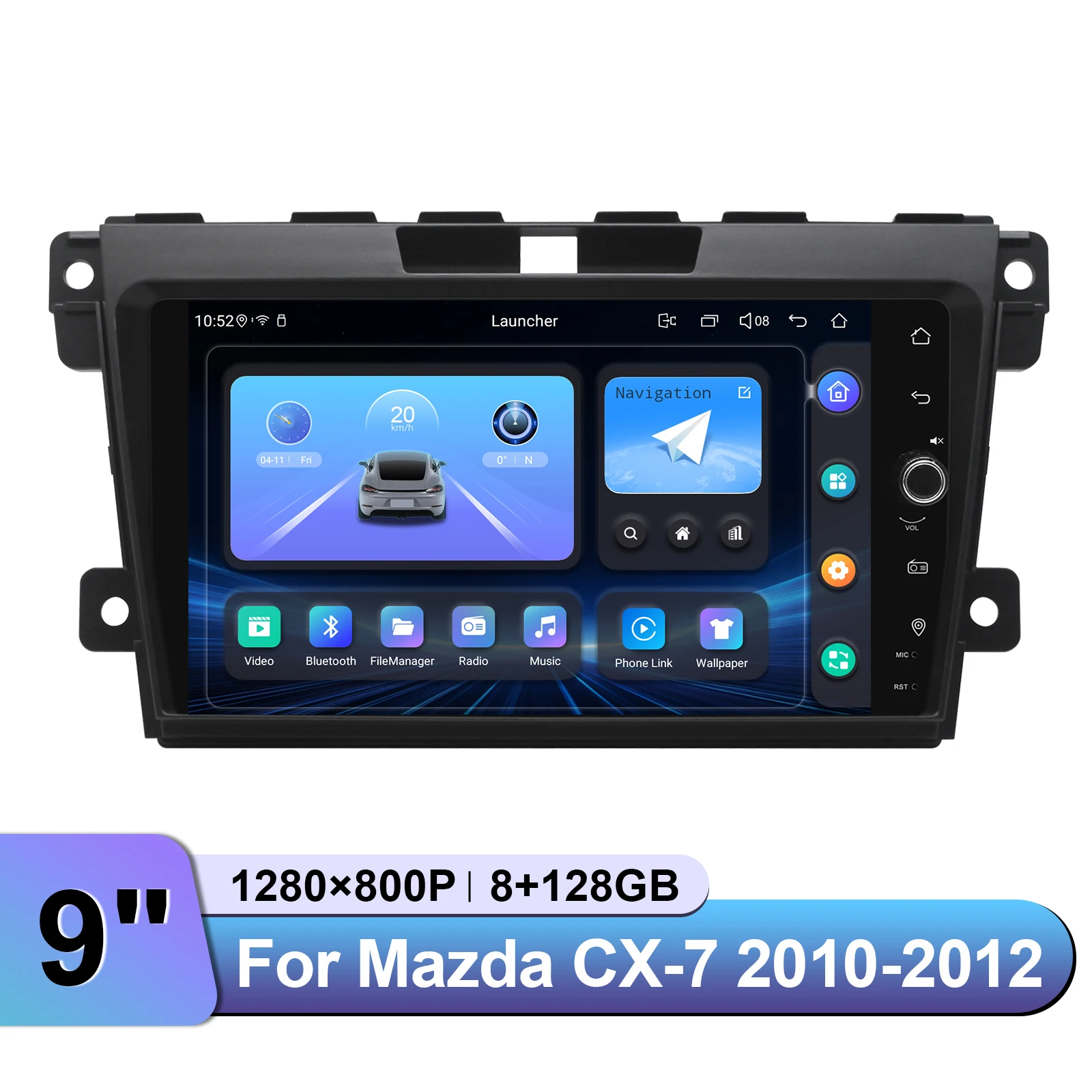 Premium Android Car Stereo Head Unit for Mazda CX-7 2010–2012 Included Canbus&Frame Retains OEM USB & Bose Amp Easy Plug & Play