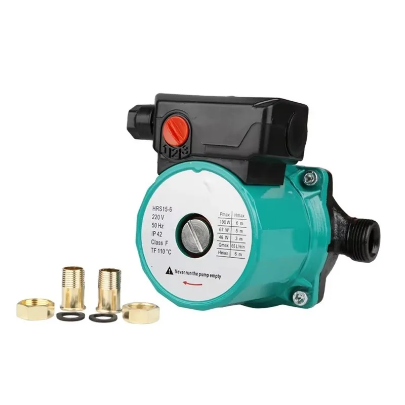 Home Heating Circulator Pump 220V Ultra Quiet Design With Temperature Control For Radiator Floor System