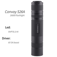 Convoy S26A LED 26800 /26650 Flashlight long runtime Torch Hunting Lamp Work Light Camping Lanterne Latarka Zaklamp Lampe