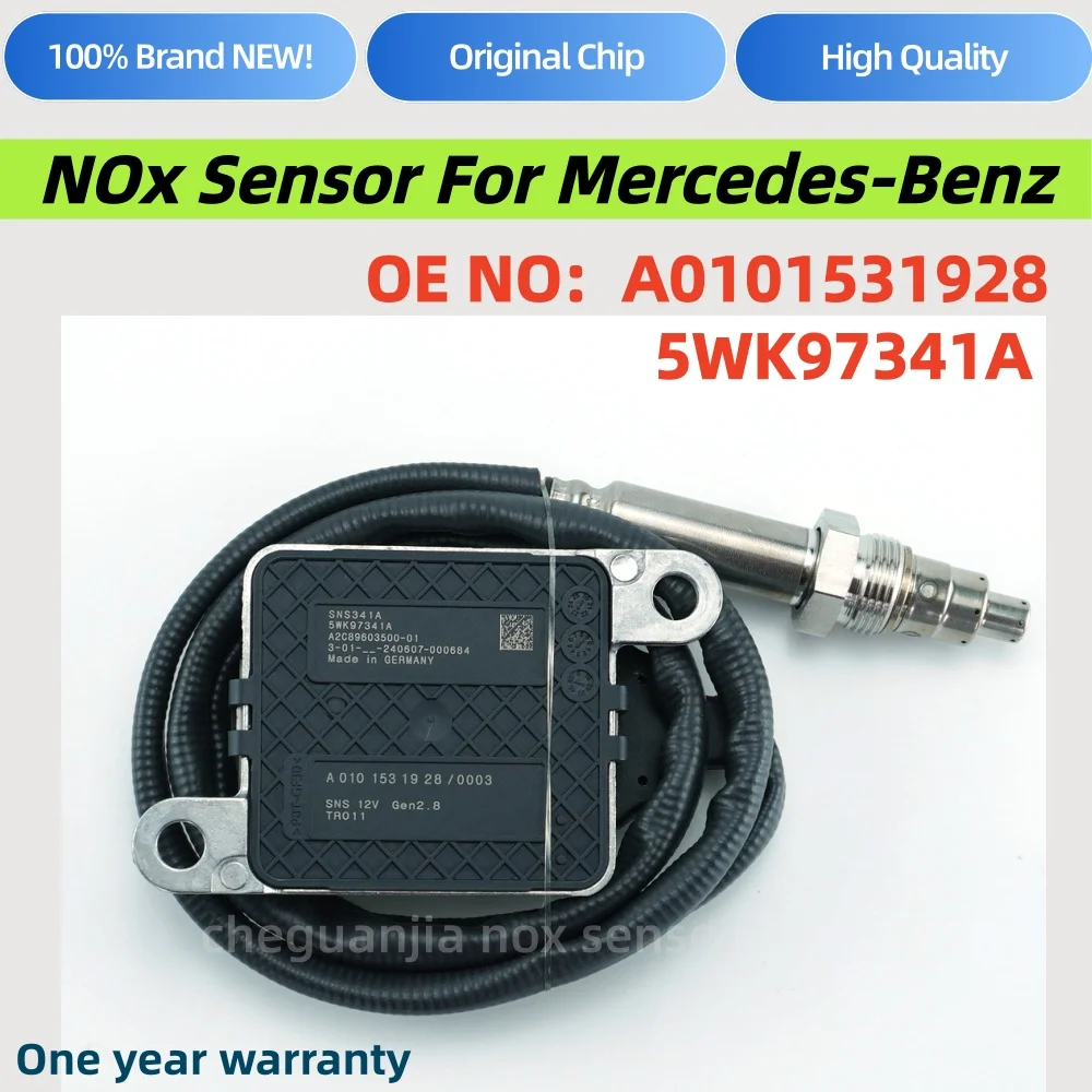 

High quality New 5WK97341A A0101531928 A0101530003 Nitrogen Oxide Sensor For Benz 12V A2C89603500-01