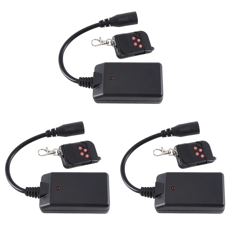 REPLA-3X Portable 3 Pins XLR Wireless Remote Control Receiver For Smoke Fog Machine DJ Stage Receptor Fogging 400W 900 1500W