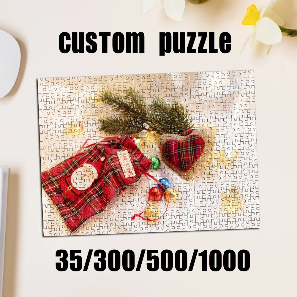 35/300/500/1000 Stück personalisiertes, individuelles Fotogeschenkpuzzle für den Abschluss, für Hochzeiten, für die Einweihung des Hauses, Wohnzimmer, Heimgeschenke