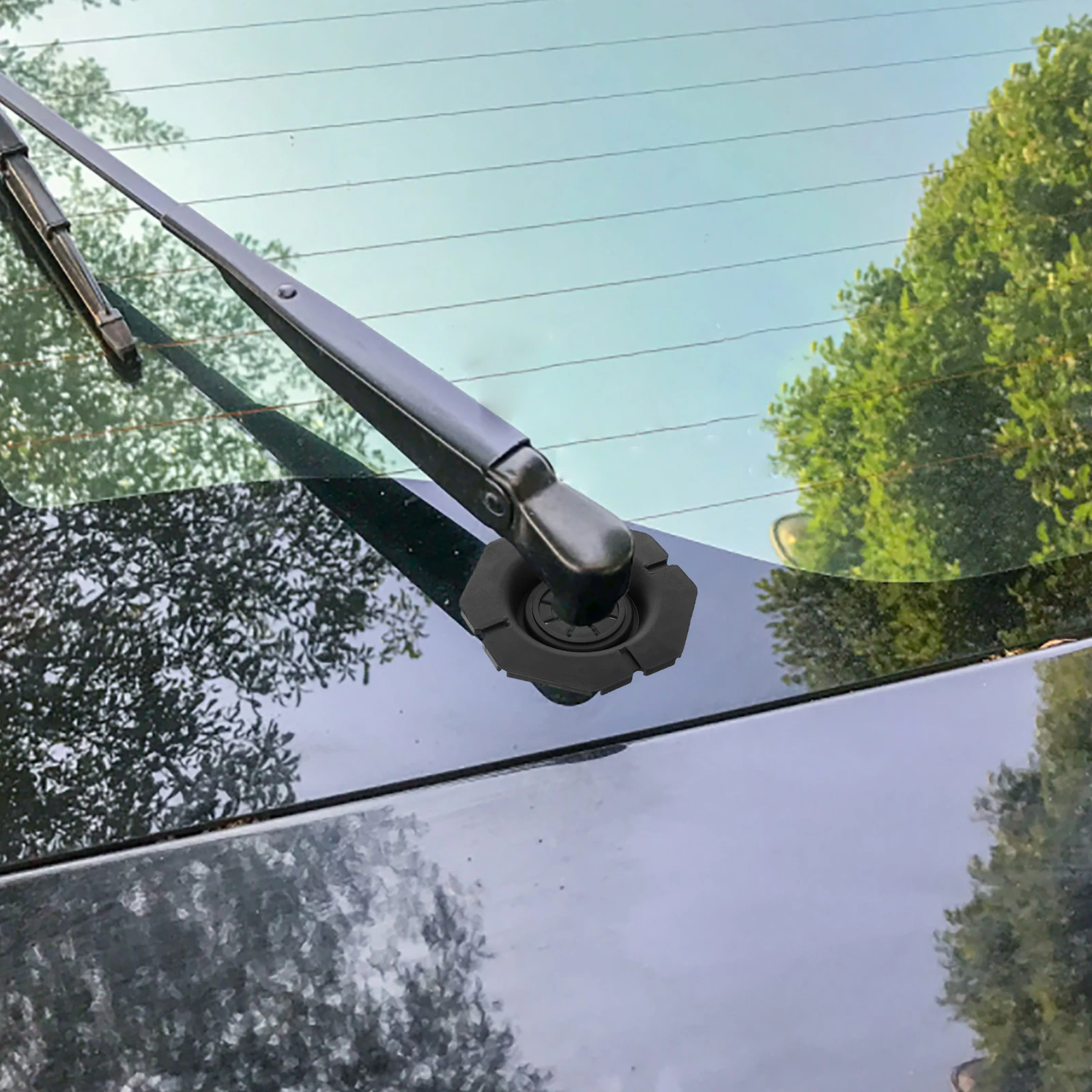 

4 Pcs Protective Cover Car Windshield Hole Protector Silica Gel Anti Dust Wiper Cover Leaf Guard Universal Fit