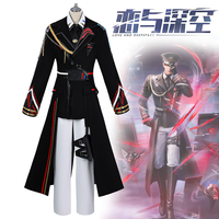 Game Love and Deepspace Caleb Cosplay Adult Men Fleet Captain Uniform Costume Coat Full Accessories Set Suit Outfits