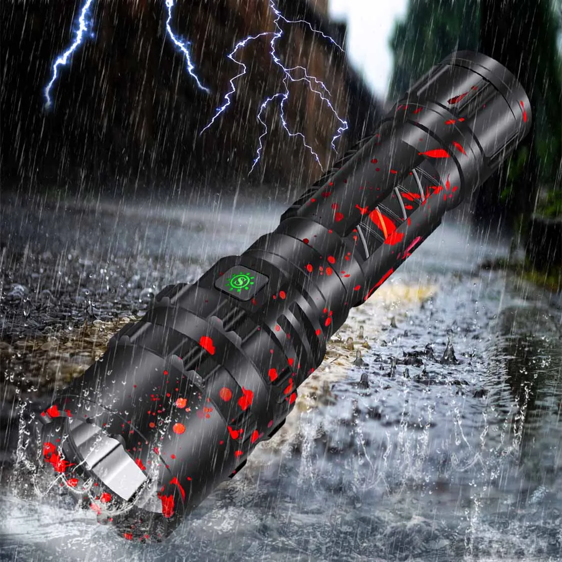 XHP50.2 LED Light 5Modes 3000 Lumens USB Rechargeable LED Tactical flashligh 26650/18650 Portable Long Distance Light