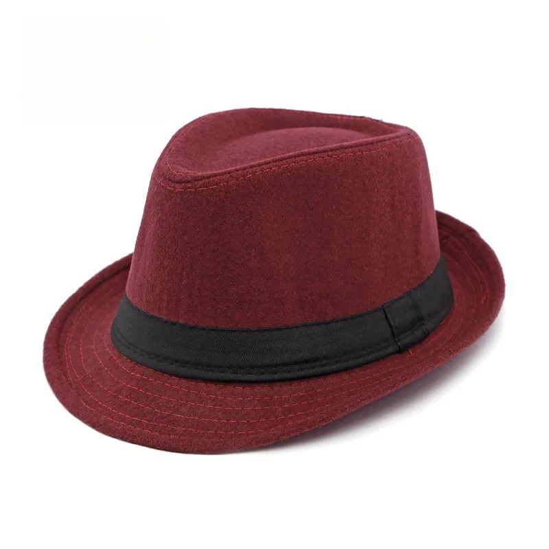 Neue männer Hüte Fedoras Top Jazz Hut Eimer Bowler Hüte Chapeau Hüte Fedora Hut Frauen Schwarz Hut Hochzeit Hut caps – Detail 8