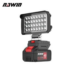 NAWIN-Luz LED de litio para exteriores, lámpara de trabajo para reparación de automóviles, camping, pesca nocturna, batería, reflector, alimentación usb