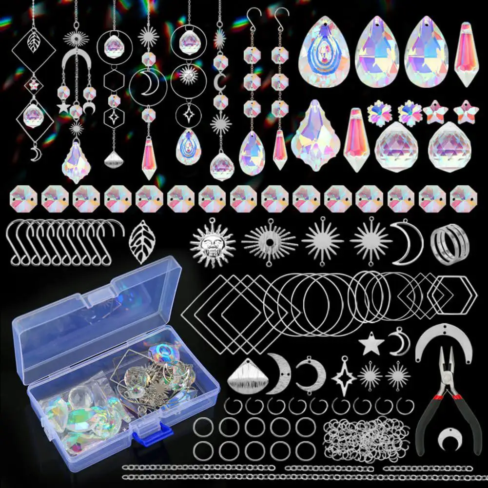 Diy Sun Catcher Kit Sparkling Sun Catcher Kits Diy Faux Crafts for Window Garden Decoration for Adults Kids Parties for Windows