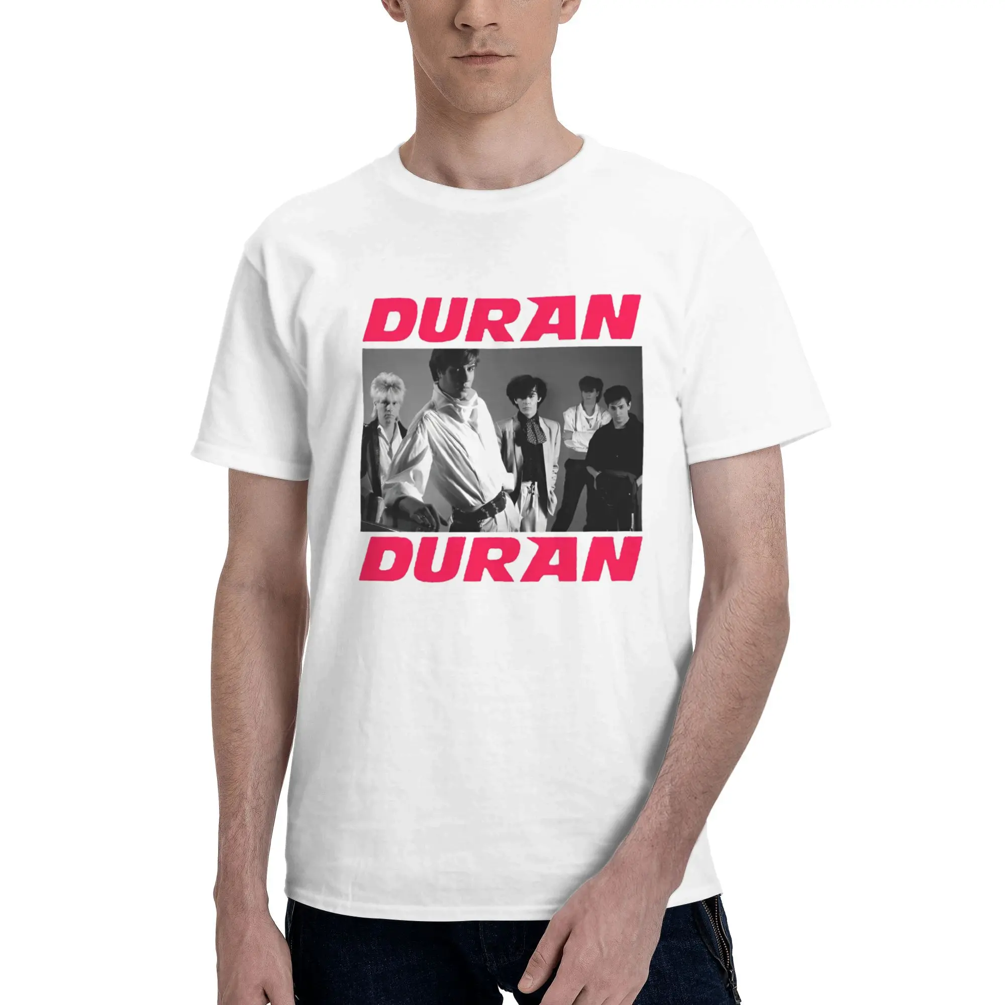 

Duran Duran T-Shirt Summer English Rock Band Y2K Basic T-Shirts 100% Cotton Leisure Tshirt For Man Short-Sleeve Design Clothing